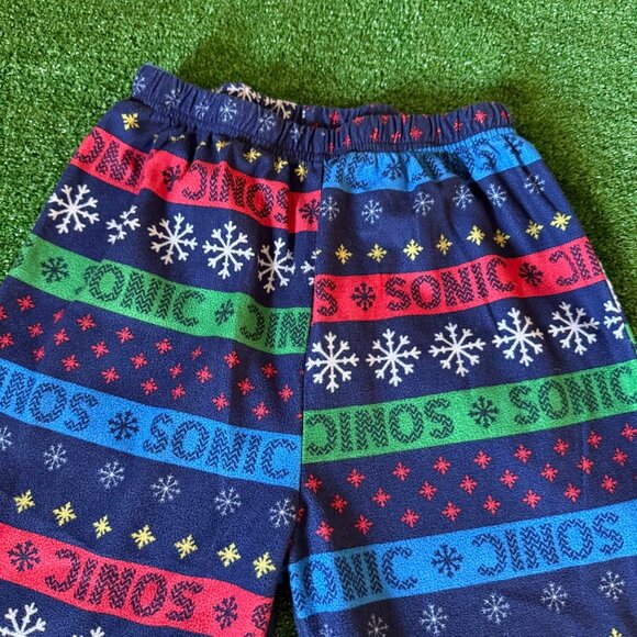 Sonic the Hedgehog Toddlers Boy's Winter Holiday 2PC Flannel Pajama Set Size 8 - Picture 13 of 15